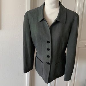Philippe Adec, 5 button grey blazer - size 8